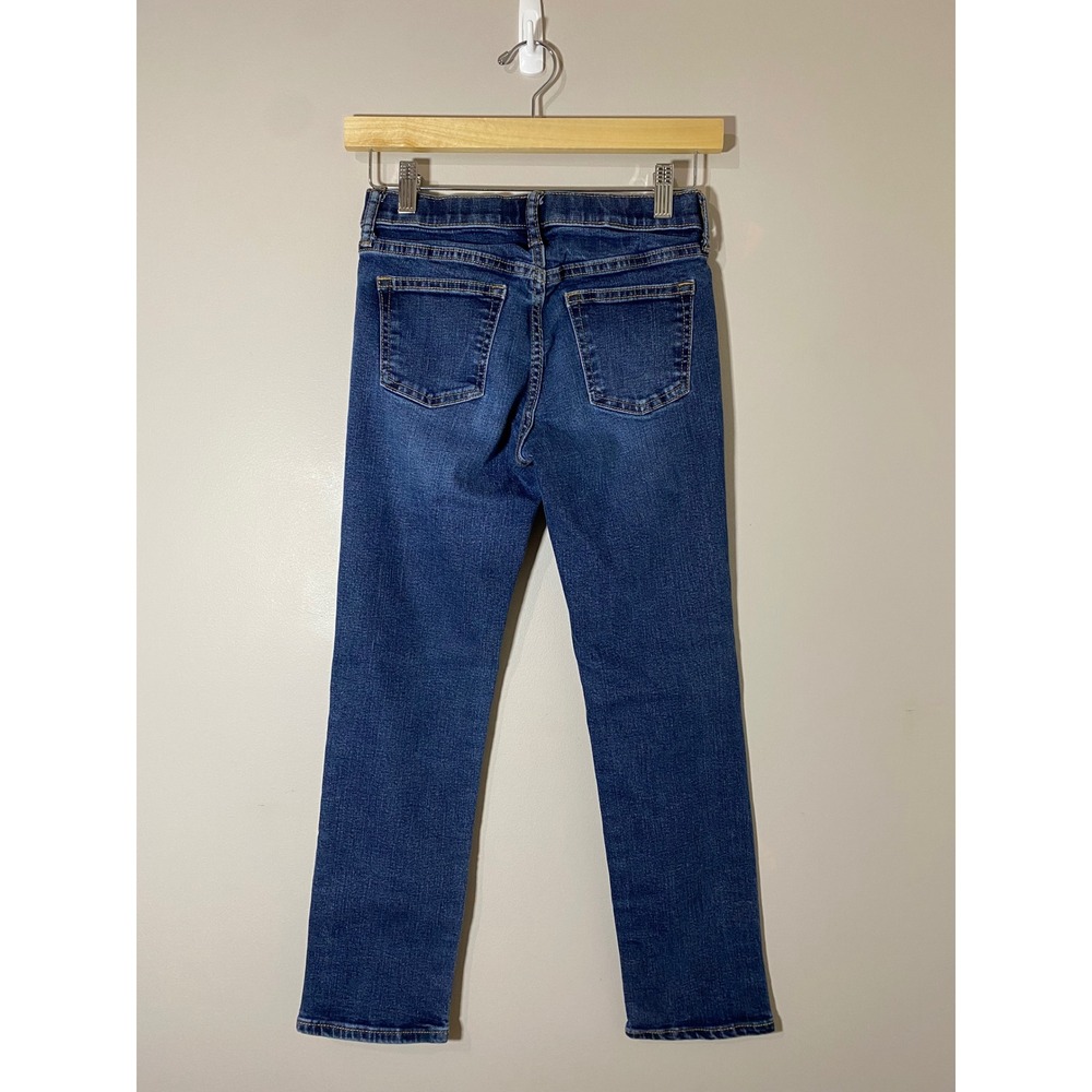 Old‎ Navy Kids Blue Denim Karate Slim Fit Jeans Size 10 Adjustable Waist - Picture 2 of 5